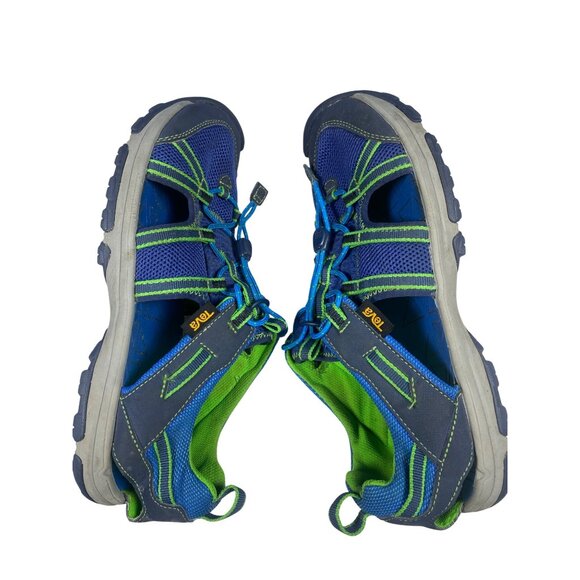 TEVA Manatee Sandals US7 EU40 Hiking Waterproof Outdoors Blue Green EUC - Picture 6 of 9